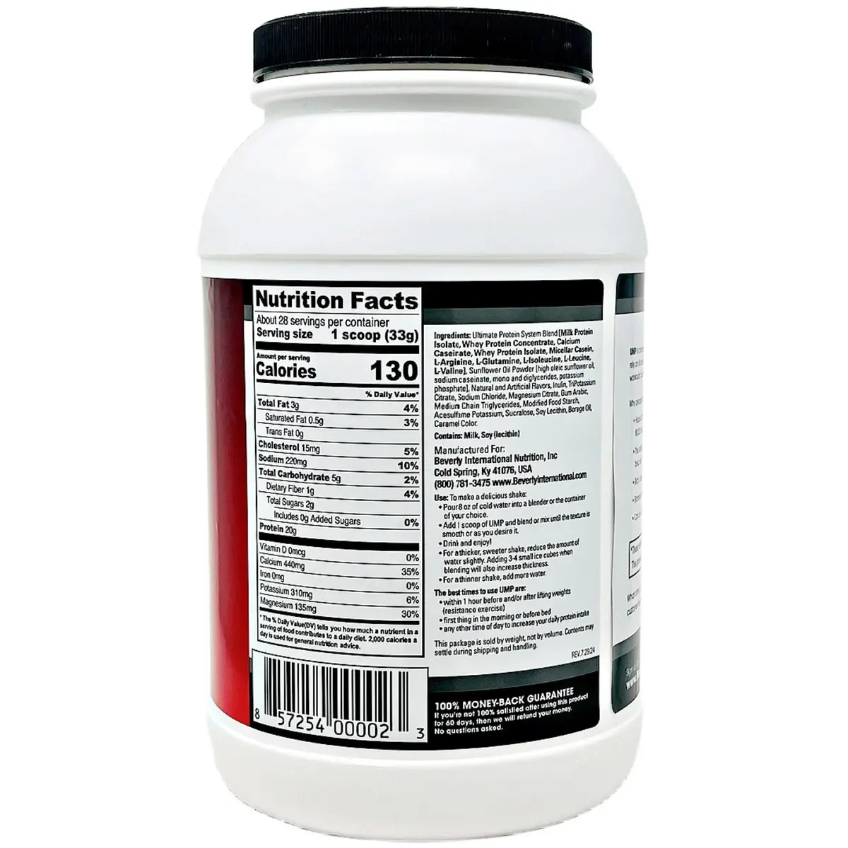 Beverly International UMP Protein Powder, Graham Cracker, 32.8 oz | Supports Lean Muscle & Fat Burn - view 2