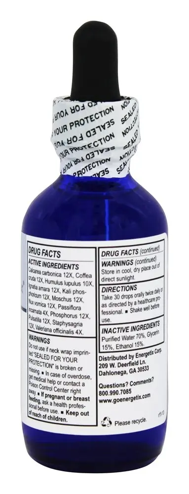 Energetix Relax-Tone Homeopathic Oil 2 Fl Oz | Supports Relaxation & Stress Relief - view 2