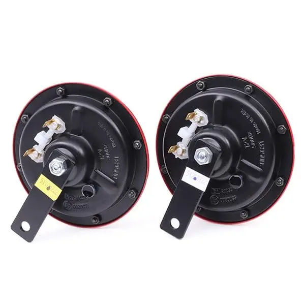Hella Red Super Tone Horn Set 12V (2-Pack, 125mm Width) | High/Low Frequency Sound - view 8