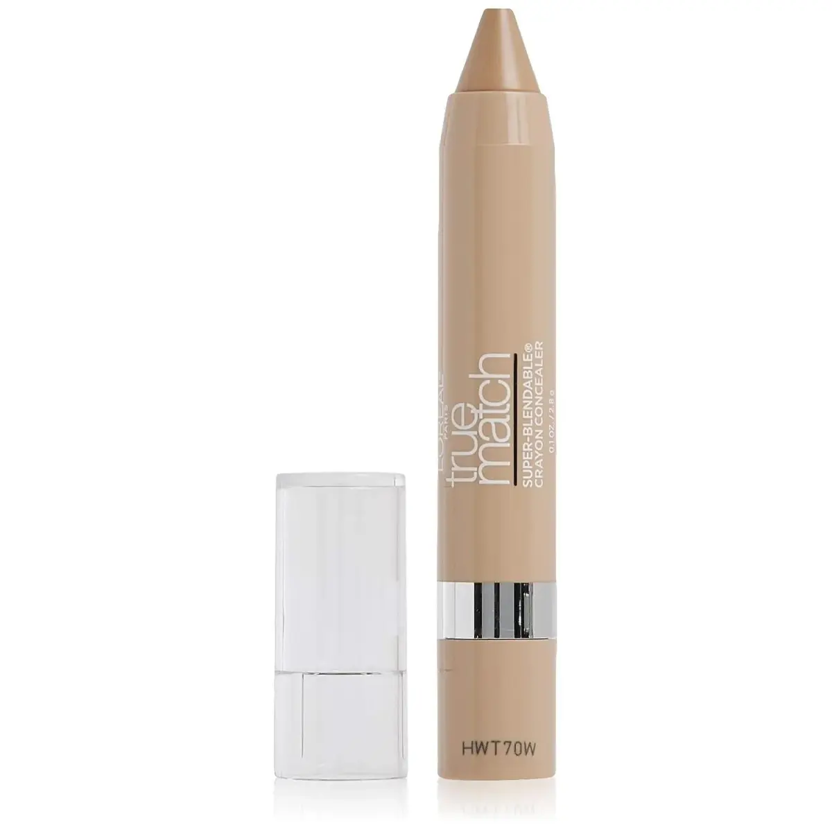 L'Oreal Paris True Match Super Blendable Crayon Concealer, Light/Medium Neutral, 0.003 kg (0.1 oz) | Customizable Coverage for All Skin Types - main product image