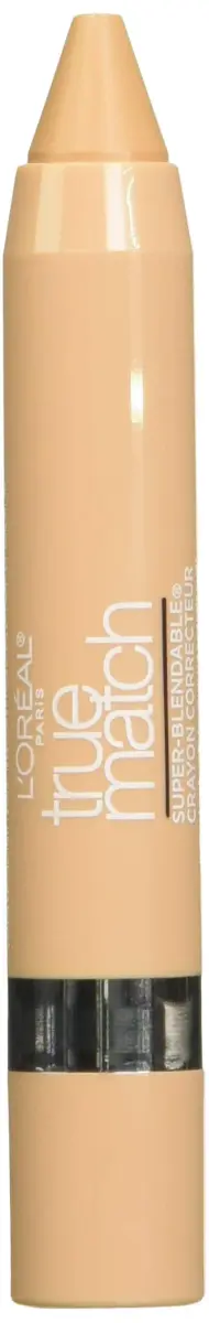 L'Oreal Paris True Match Super Blendable Crayon Concealer Light/Medium Warm 0.1 oz | Customizable Coverage for Blemishes - view 2