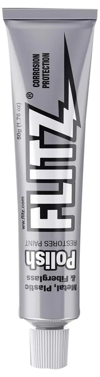 Flitz Multi-Purpose Metal Polish Paste 1.76oz | Non-Abrasive Chrome & Steel Cleaner - main product image