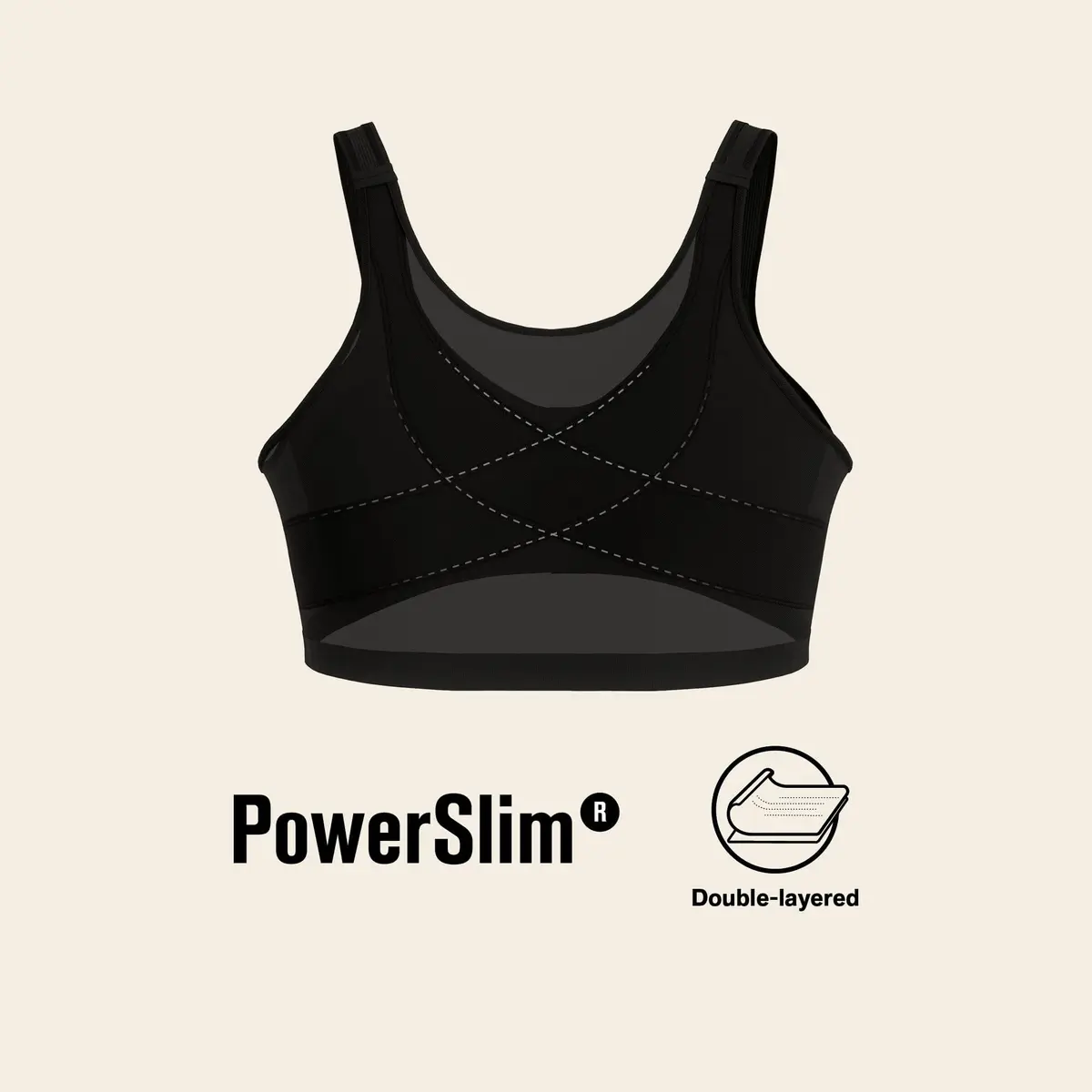 Leonisa Women's Posture Corrector Wireless Back Support Bra, 36C | Supportive & Comfortable - view 9