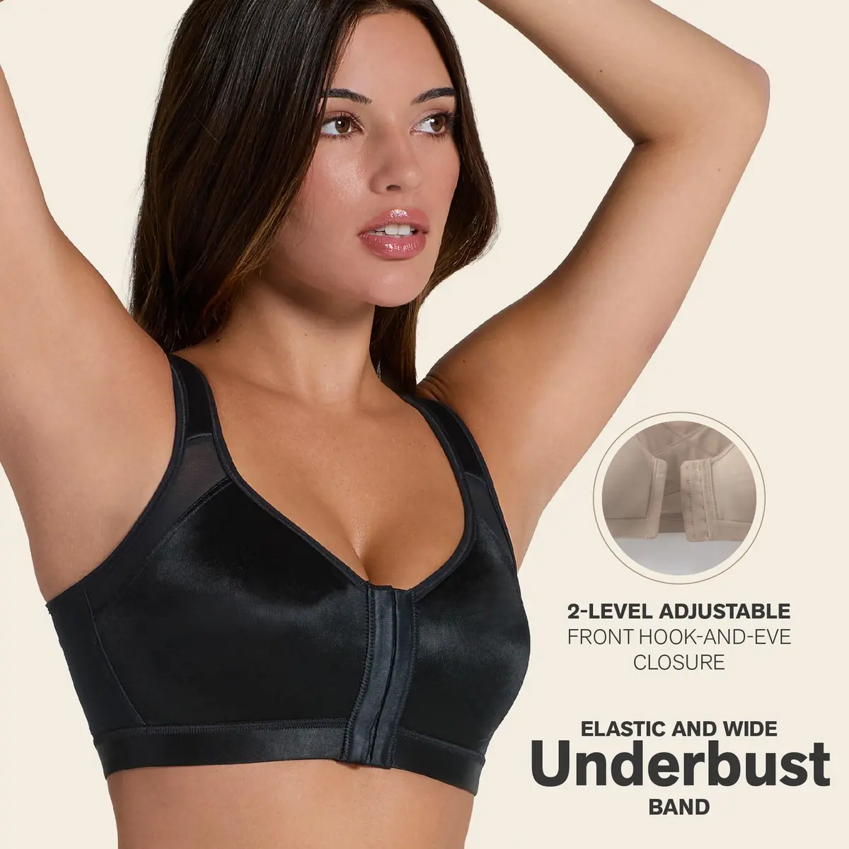 Leonisa Women's Posture Corrector Wireless Back Support Bra, 36C | Supportive & Comfortable - view 4
