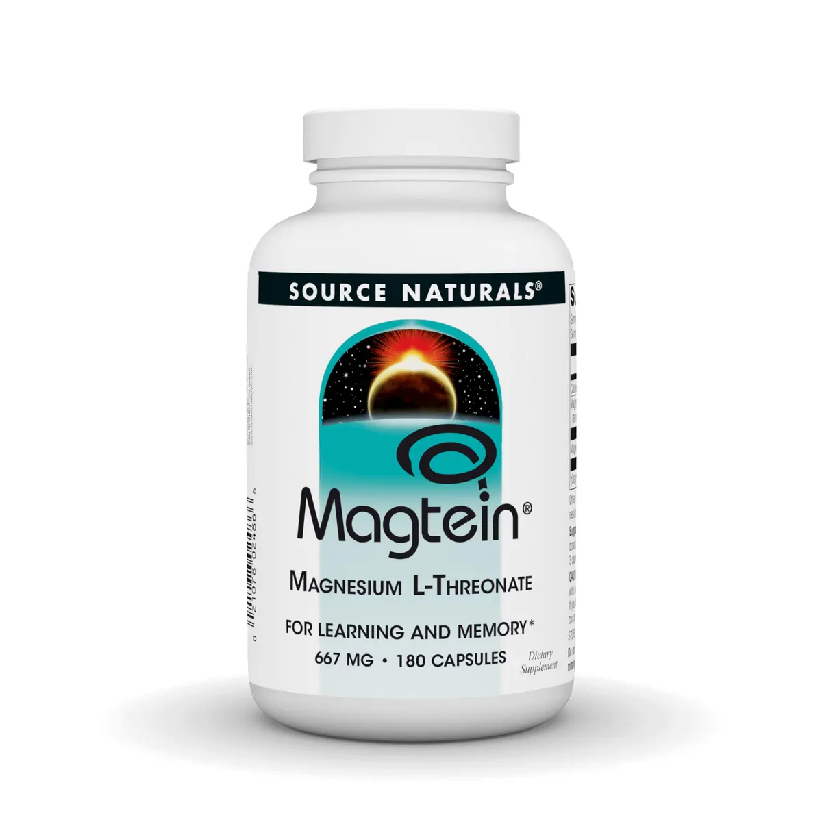 Source Naturals Magtein Magnesium L-Threonate 667mg | Supports Brain & Memory (70-120 chars) - main product image