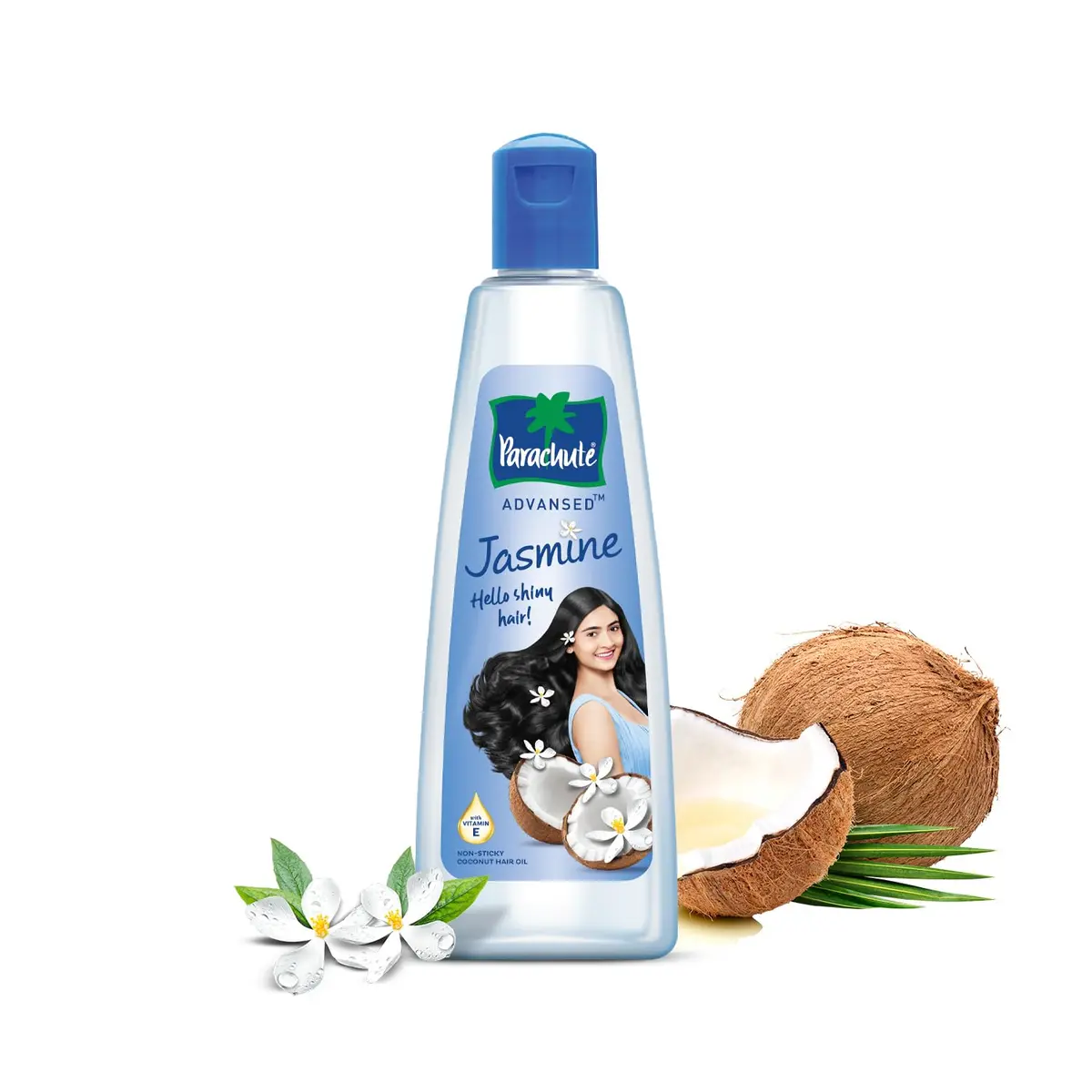 Parachute Advansed Jasmine Enriched Coconut Hair Oil 300ml (10.1 Fl Oz) | Nourishes Scalp, Strengthens Hair - main product image