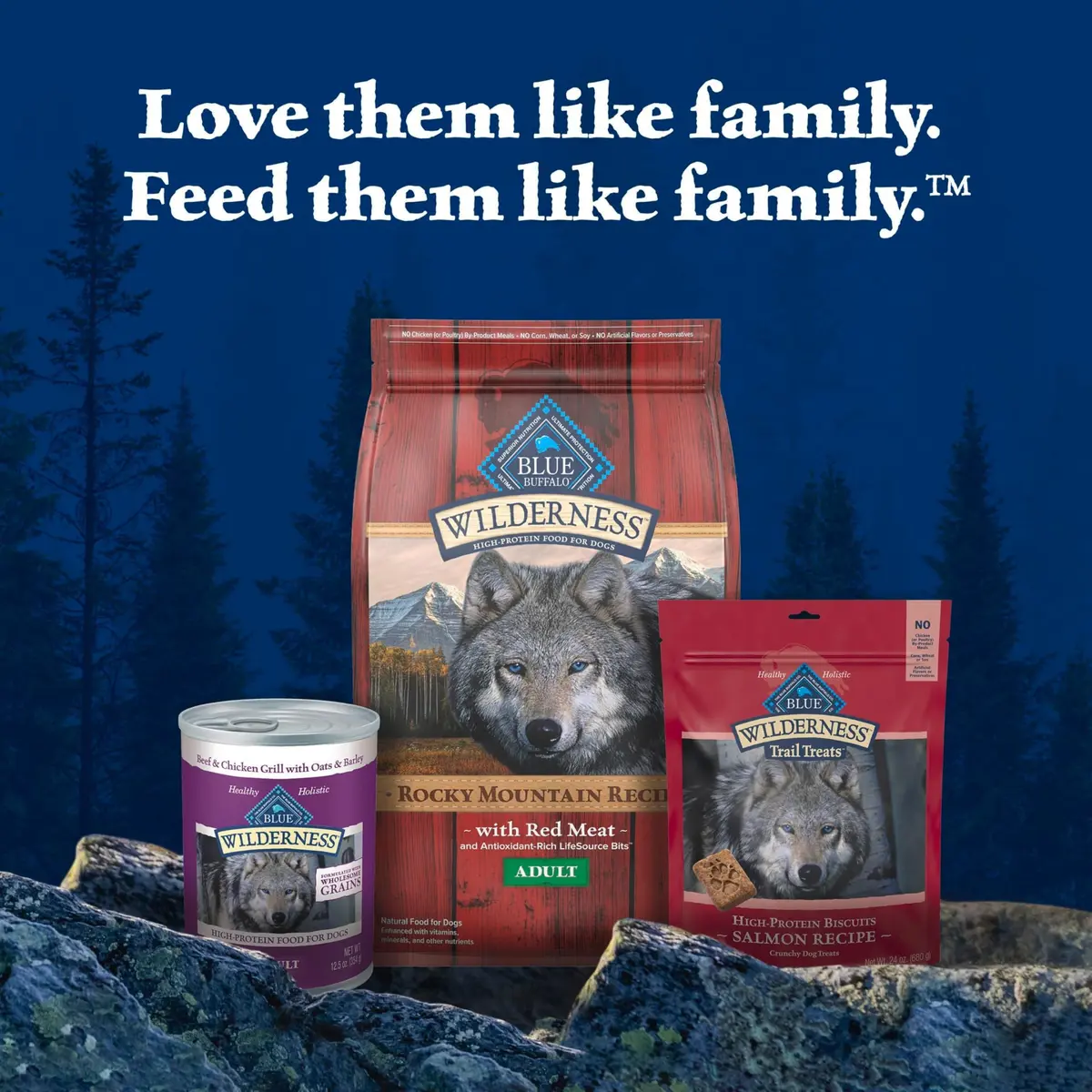 Blue Buffalo Wilderness Turkey Crunchy Dog Biscuits, Grain-Free, 283g (10 oz) | High-Protein, No Artificial Preservatives - view 8