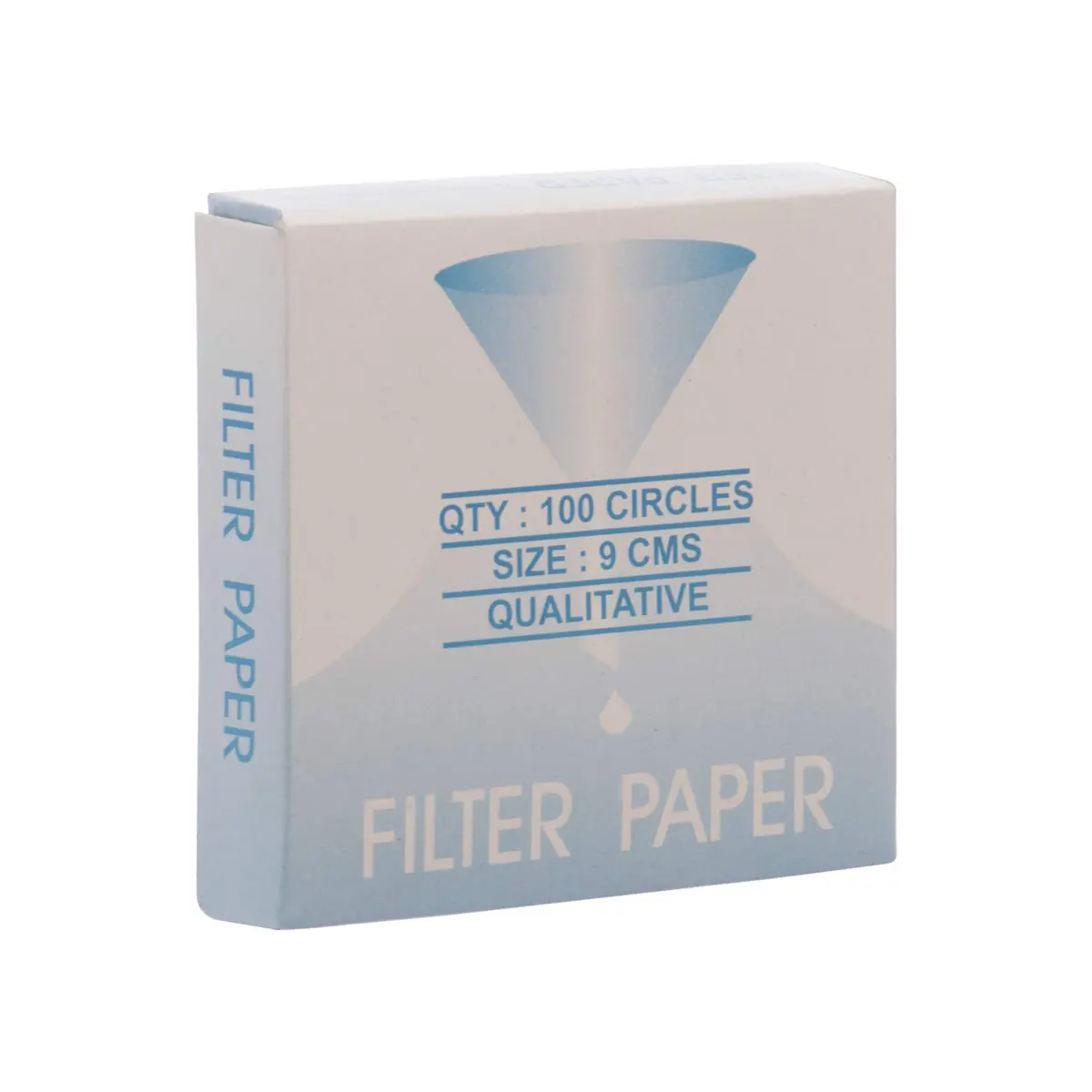 Eisco Filter Paper, 10 Micron, Medium Speed, 85 GSM, 9 cm | Qualitative Lab Filter for Precise Filtration - view 2