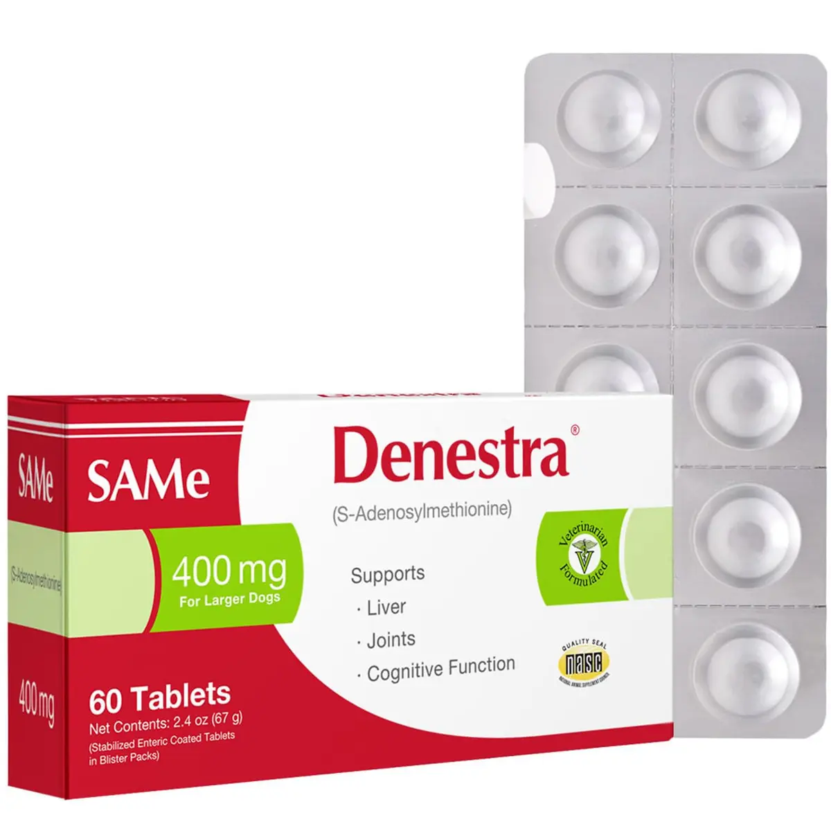 Denestra S-Adenosyl-L-Methionine 400 mg for Dogs | Liver, Joint & Brain Support - view 9