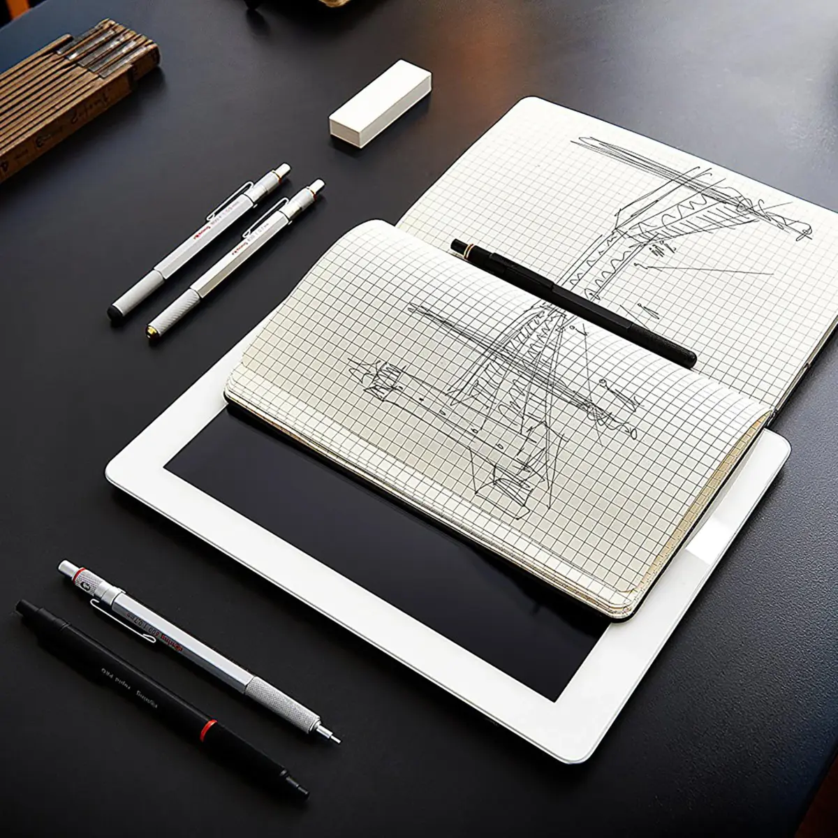 Rotring 600 Mechanical Pencil 0.5mm Black | Precision Drafting & Writing Tool - view 8