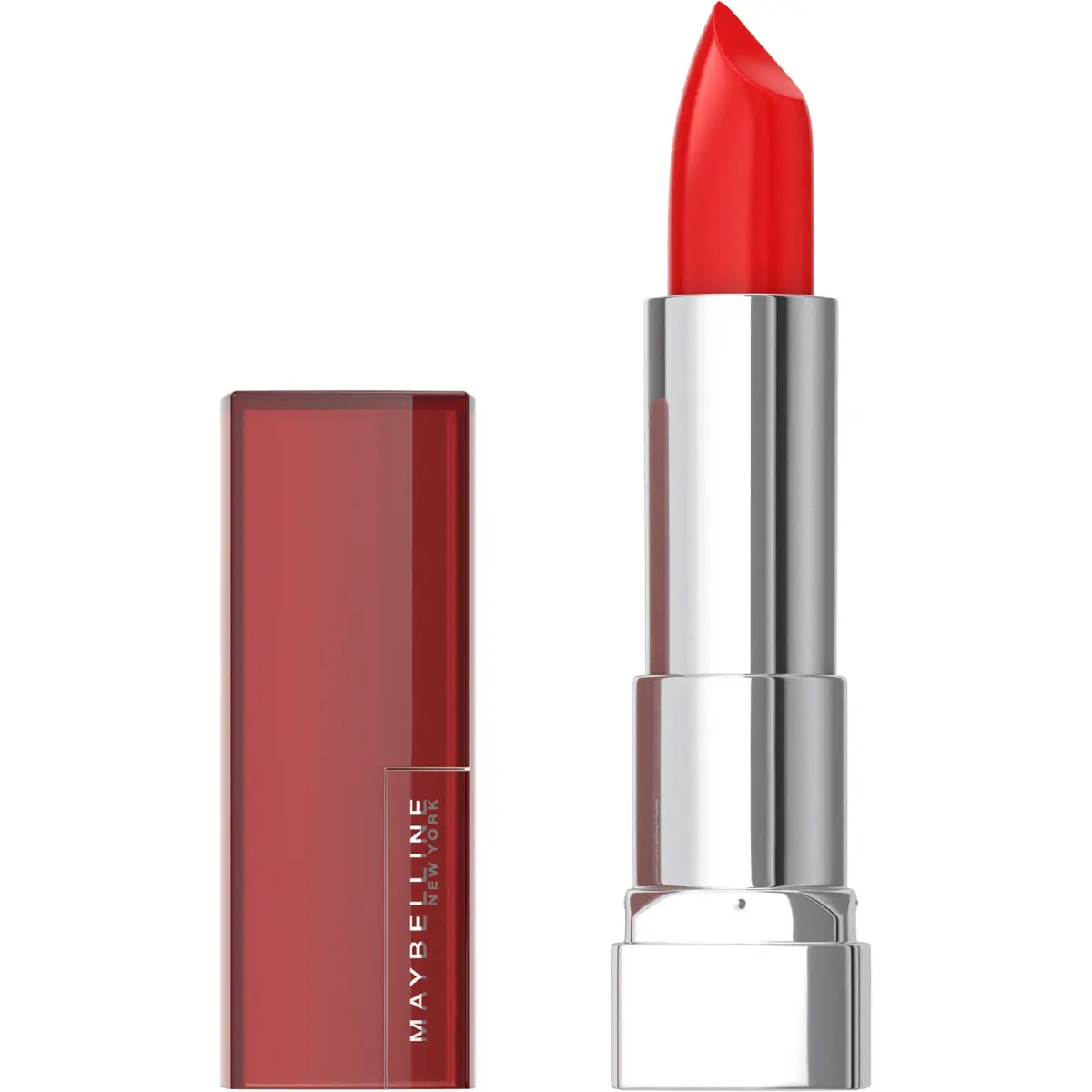 Maybelline Color Sensational Lipstick, On Fire Red, Creamy Hydrating Lip Color, 4g (0.15 Oz) - main product image