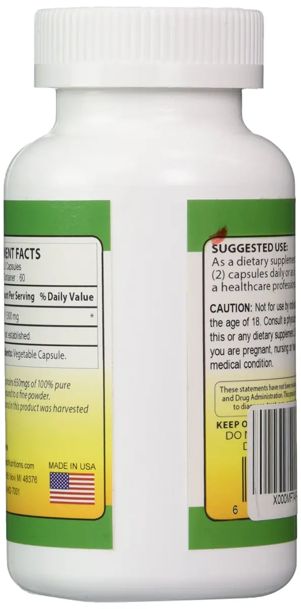 Biotech Nutritions Graviola Capsules 1300mg (120 Count) - view 3