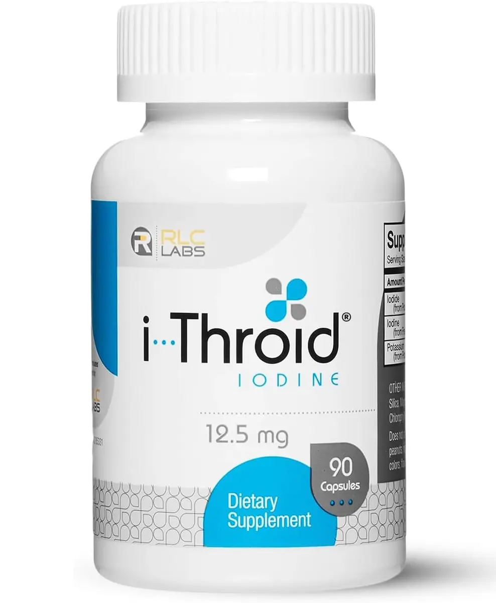 RLC Labs i-Throid 12.5 mg | Thyroid Support for Hypothyroidism - main product image