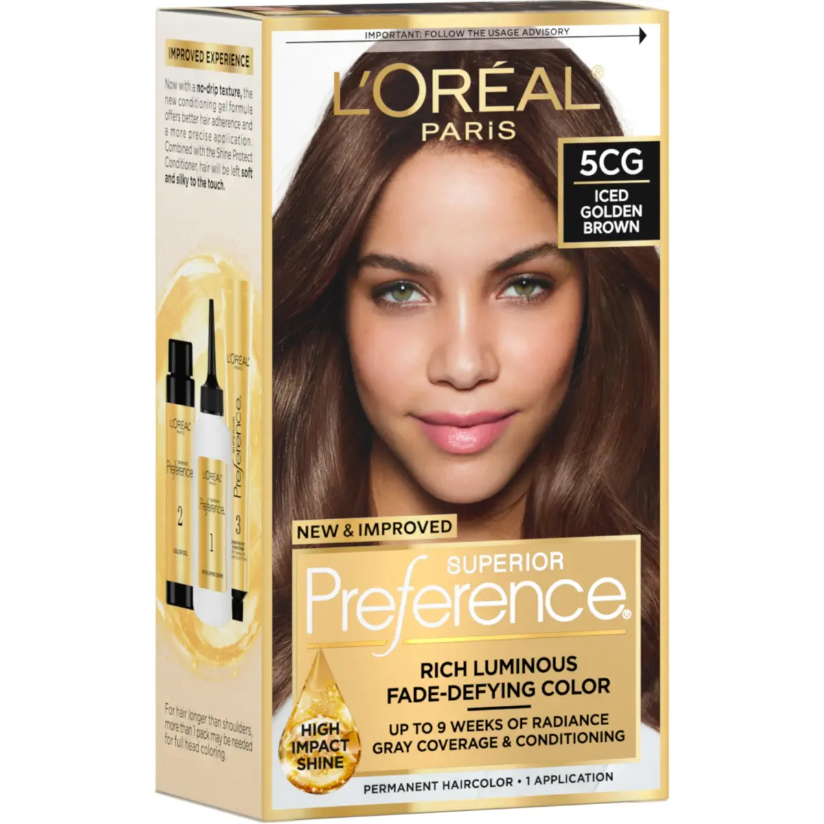 L'Oreal Paris Superior Preference Permanent Hair Color - Ultra Light Ash Brown, 1 Count - main product image