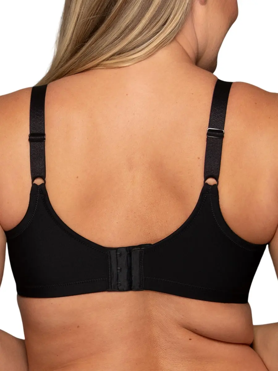 Vanity Fair Full Figure Support Bra Wirefree 40DD | 4-Way Stretch Fabric, Lightly Lined Cups - view 3