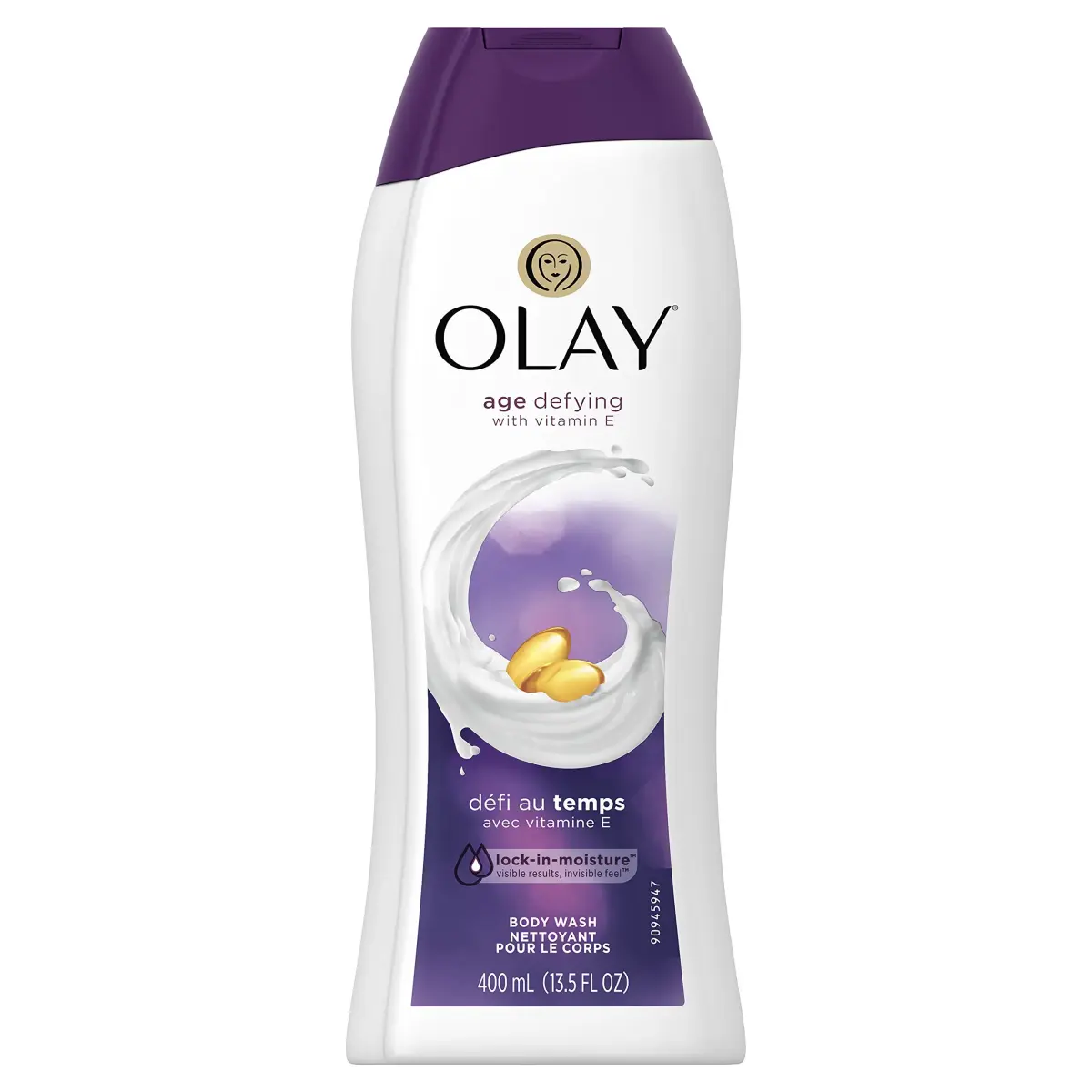 Olay Age Defying Body Wash With Vitamin E 400ml (13.5 Fl Oz) | Conditions Skin for Younger-Looking Appearance - main product image