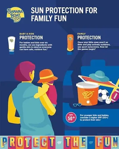 Banana Boat Kids Sport SPF 50 Sunscreen Spray 177ml (6oz) | Tear-Free, Sting-Free Protection - view 4