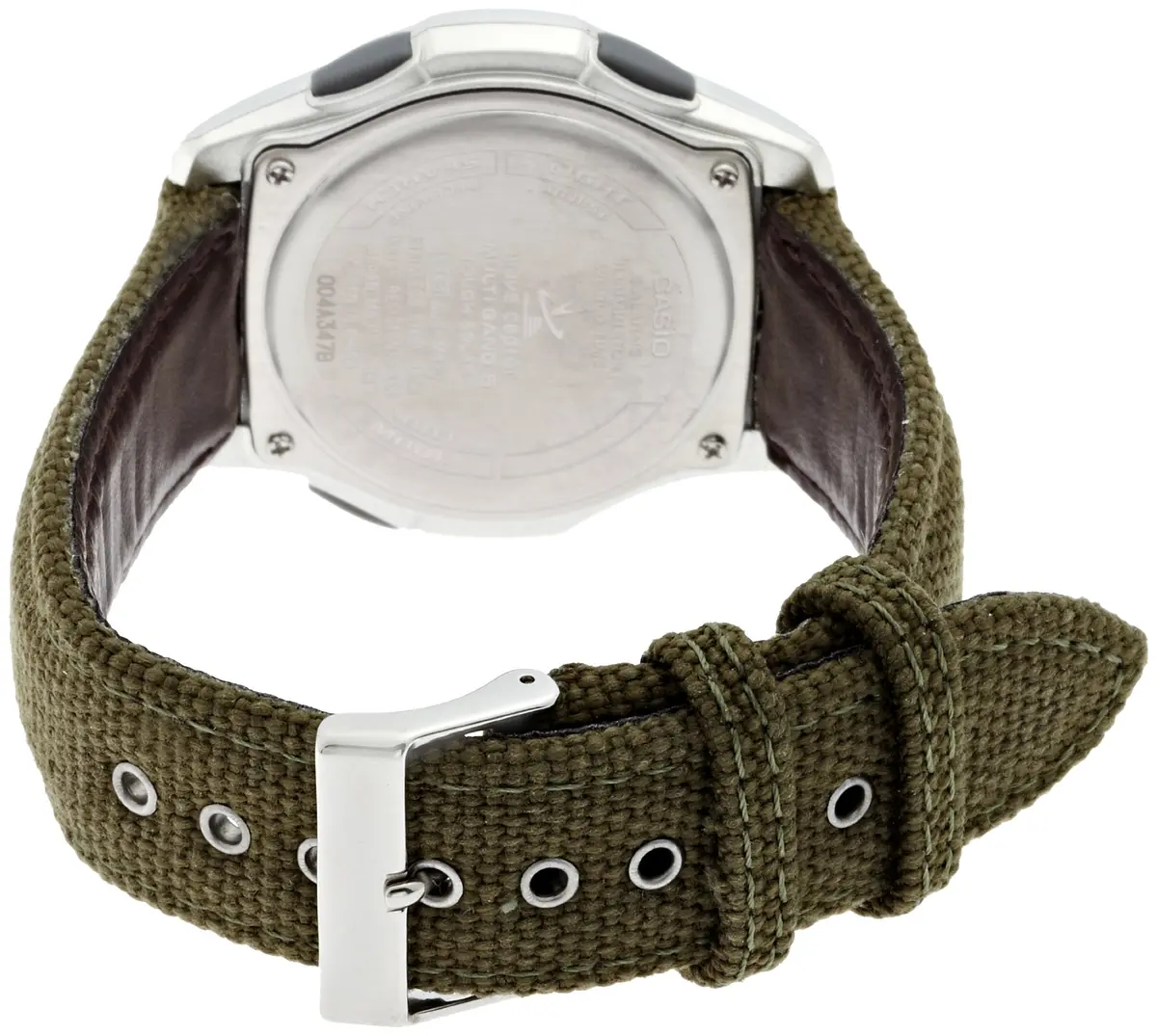 wave ceptor WVA-M630B-3AJF Solar Men's Watch 42.1mm Stainless Steel & Nylon | Multiband6 - view 2