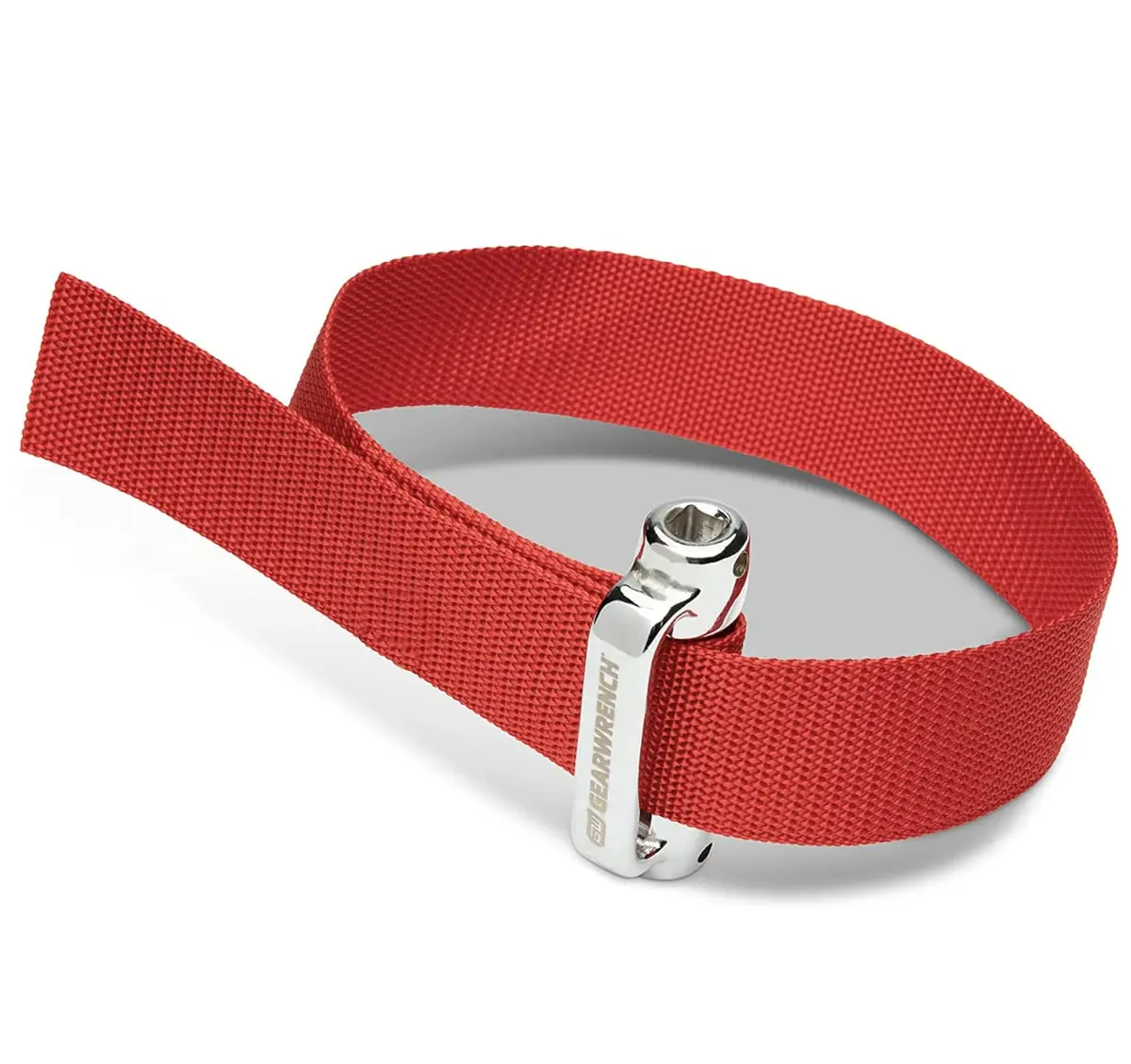GEARWRENCH Heavy-Duty Oil Filter Strap Wrench 3/8" & 1/2" Drive | Up to 9" Diameter | Heavy Duty Nylon & Forged Steel - view 2