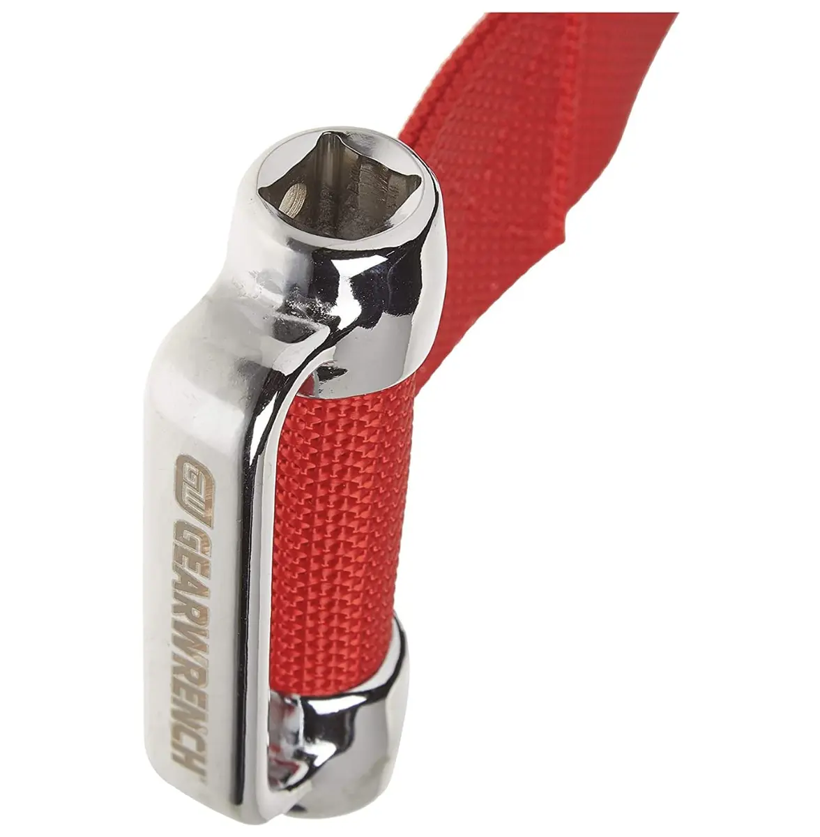 GEARWRENCH Heavy-Duty Oil Filter Strap Wrench 3/8" & 1/2" Drive | Up to 9" Diameter | Heavy Duty Nylon & Forged Steel - view 3