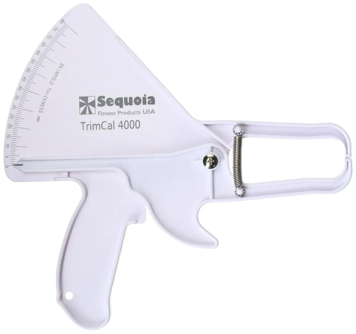 TrimCal 4000 Body Fat Caliper White | Measures up to 80mm Thickness - main product image