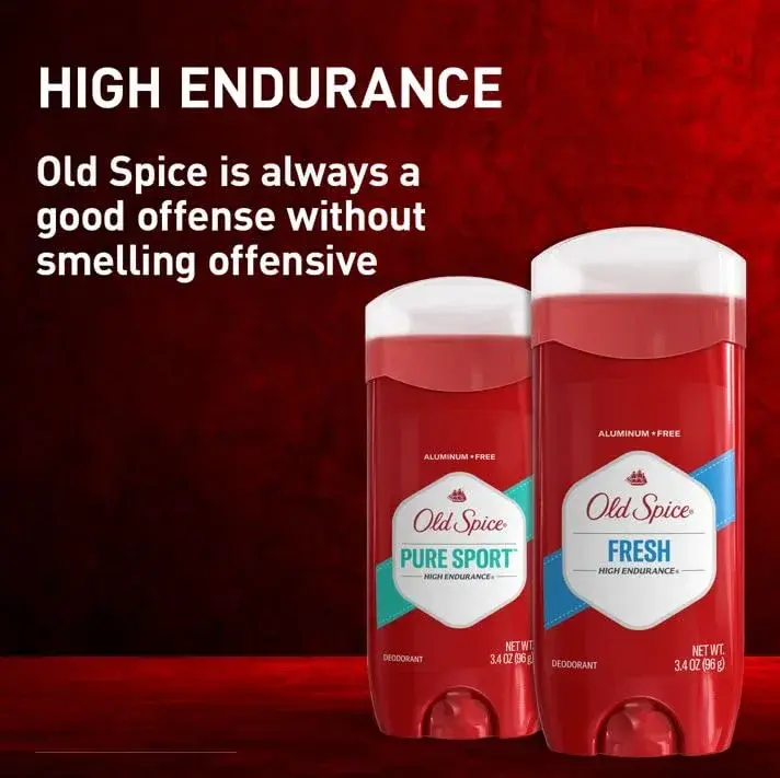 Old Spice High Endurance Aluminum Free Deodorant for Men, Fresh Scent, 6 oz (Pack of 2) | 48-Hour Odor Protection - view 9