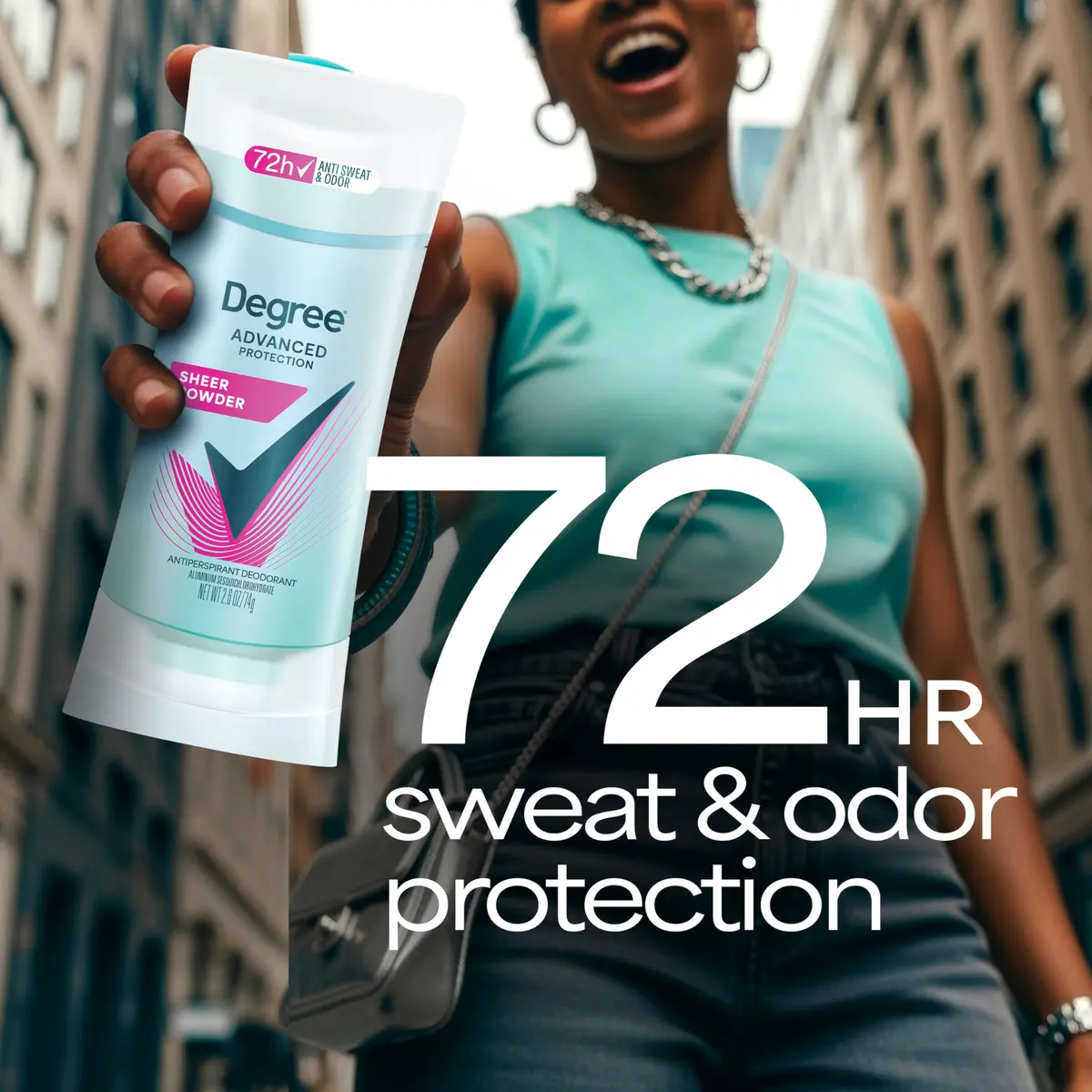 Degree Sheer Powder Advanced Protection Antiperspirant Deodorant for Women, 2.6 oz | 72-Hour Sweat & Odor Control, Body Heat Activated - view 6