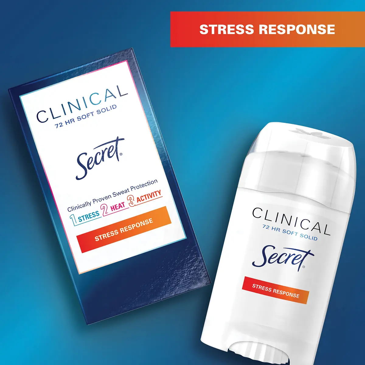 Secret Clinical Strength Stress Response Antiperspirant & Deodorant, Serene Citrus 48g (1.6 Oz) | 4x Stress Sweat Protection - view 4