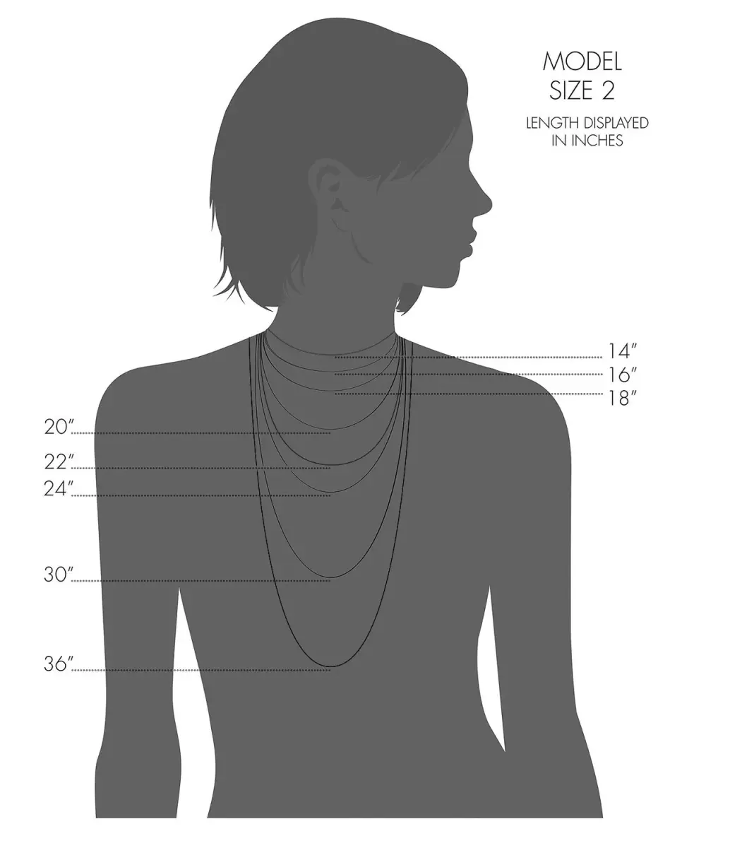 Kooljewelry 10k White Gold Rope Chain Necklace 16 inches (40 cm) | Elegant & Durable for Women - view 6