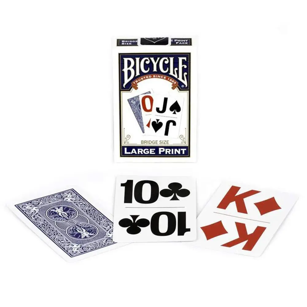 Bicycle Large Print Playing Cards Bridge Size | Easy-to-Read for Seniors & Low Vision - view 4