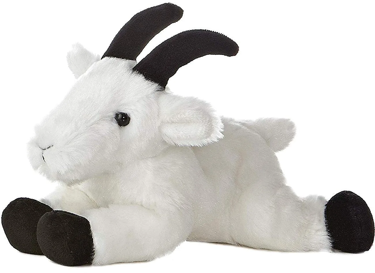 Aurora Rocky Mountain Goat Stuffed Animal Mini Flopsie 8-Inch | Soft & Safe Plush Toy for Kids - main product image
