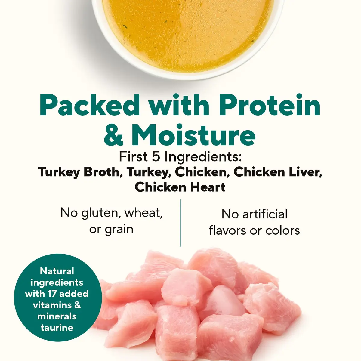 Dave's Pet Food Grain Free Canned Cat Food, Turkey & Giblets Pate, 12.5 oz | High-Protein, Grain-Free Nutrition - view 3