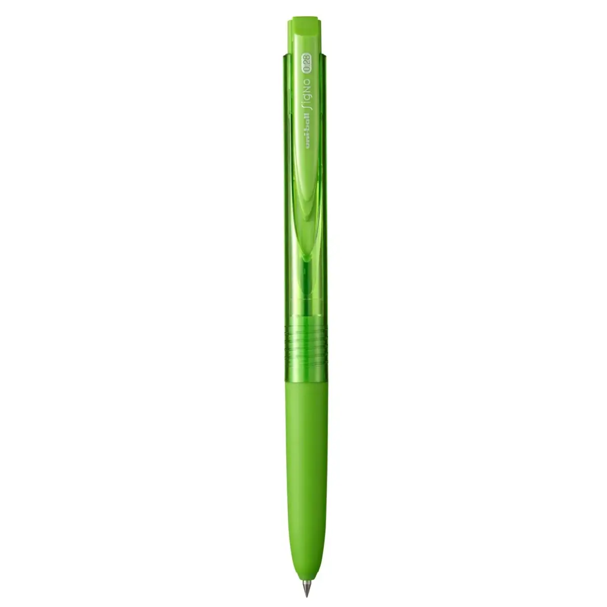 三菱鉛筆 Uni-Ball Signo RT1 Ballpoint Pen 0.28mm Lime Green | Smooth Ink Flow - main product image