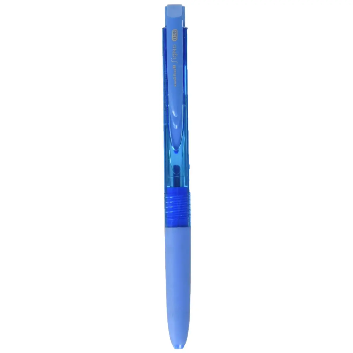 Uni-Ball Signo RT1 Knock Ballpoint Pen 0.28mm Light Blue | Smooth Ink Flow - main product image