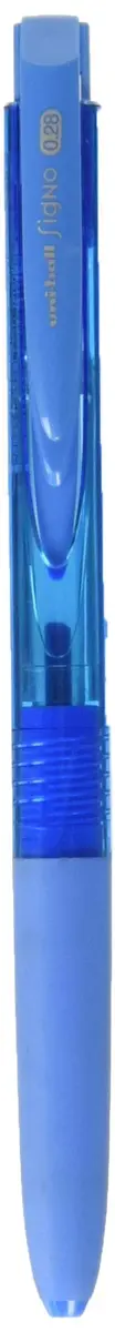 Uni-Ball Signo RT1 Knock Ballpoint Pen 0.28mm Light Blue | Smooth Ink Flow - main product image