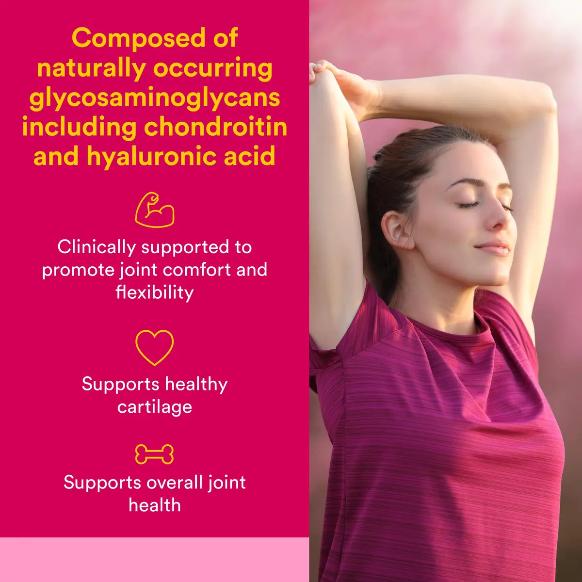 Natural Factors NEM Natural Eggshell Membrane Joint Comfort & Flexibility 60 Capsules | Supports Healthy Connective Tissue - view 2