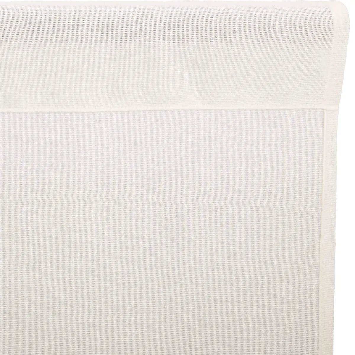 VHC Brands Tobacco Cloth Tier Fringed Curtains 36x36 inch | Sheer White Farmhouse Decor - view 7