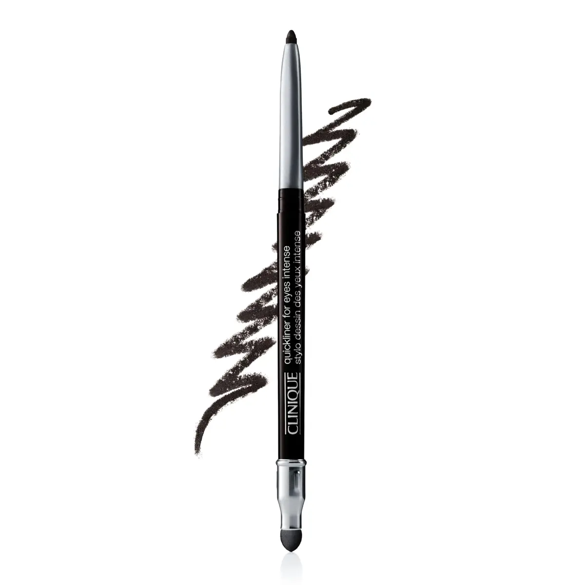 Clinique Quickliner For Eyes Intense Eyeliner Pencil | Water Resistant, Smudge Resistant + Safe For Sensitive Eyes, Intense Ebony - main product image