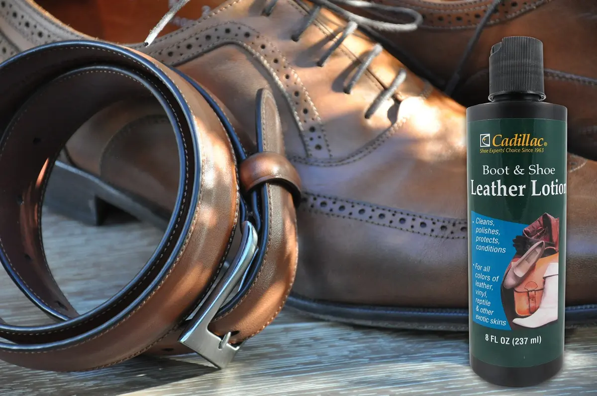 Cadillac Boot and Shoe Leather Lotion 473ml (16 Fl Oz) | Revitalizes Leather Goods - view 2
