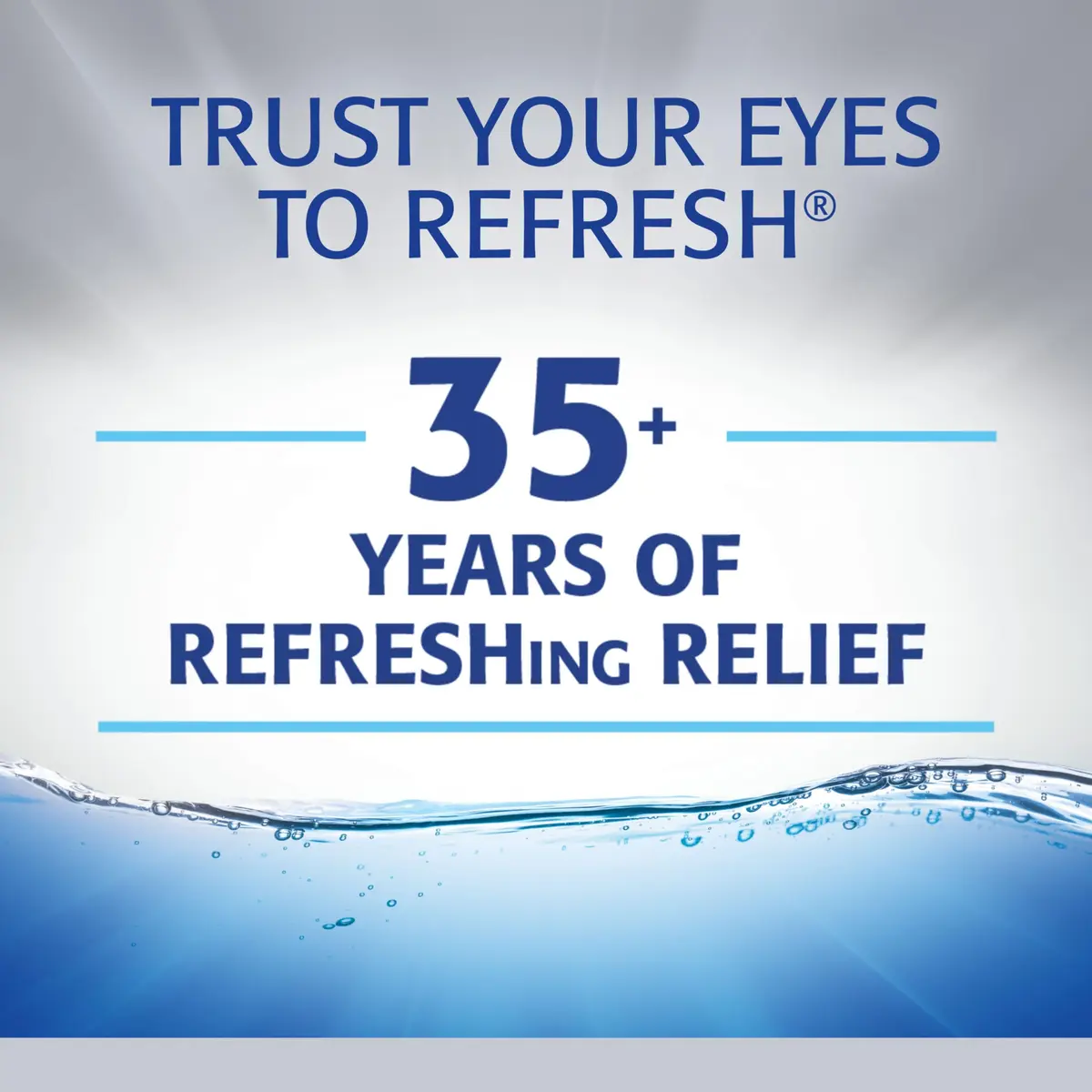 Refresh Optive Advanced Lubricant Eye Drops 20 mL | Triple-Action Relief for Dry Eyes - view 3