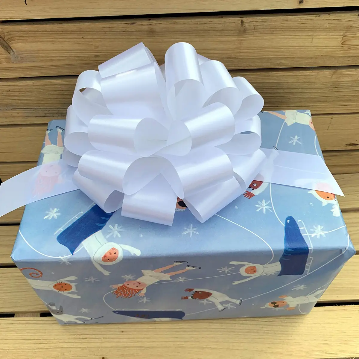 GiftWrap Etc. Large White Wedding Pull Bows - 9 Inch (22.86 cm) Wide, Set of 6 | Elegant Solid Polyester for Parties & Gifts - view 6
