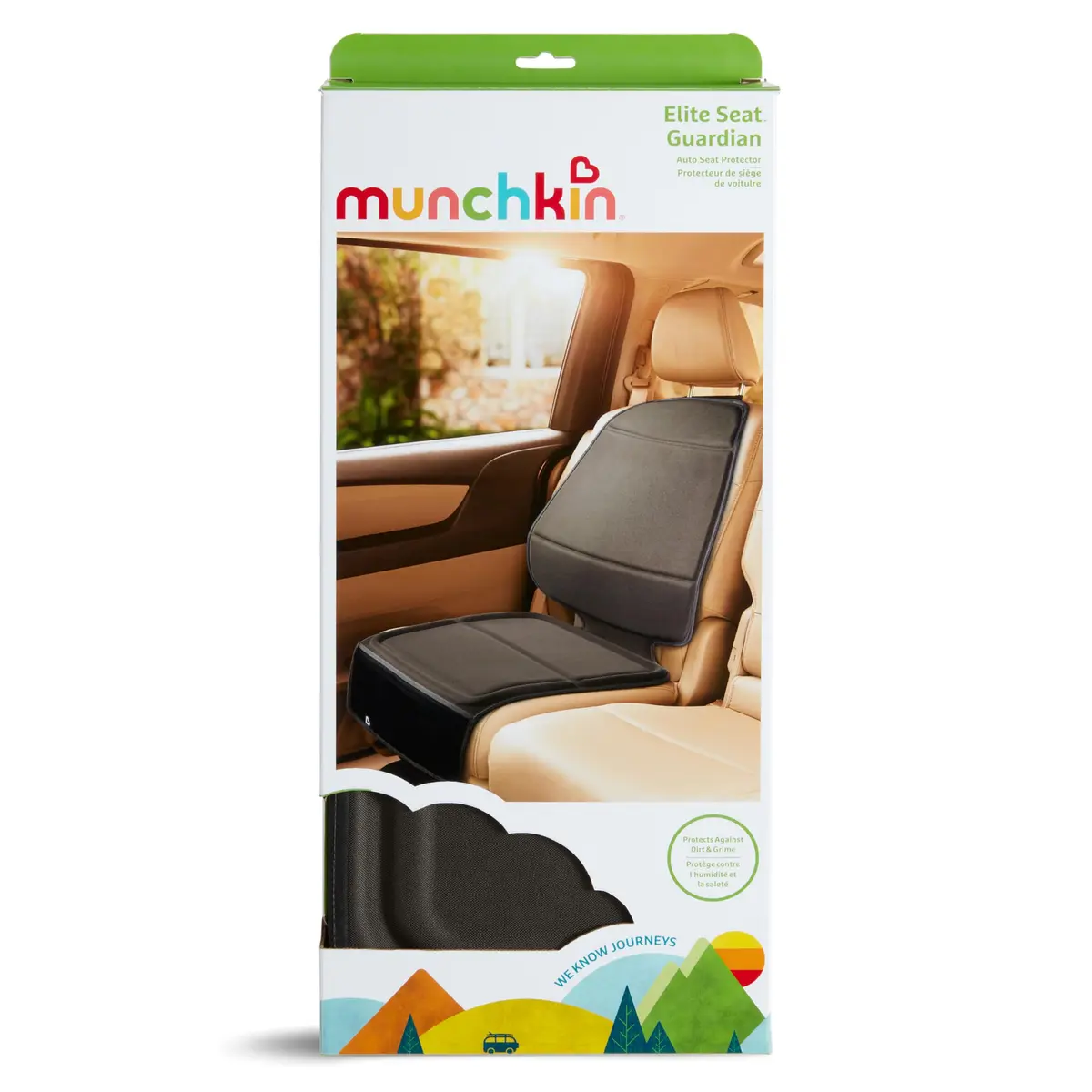Munchkin Elite Seat Guardian Car Seat Protector, Dark Grey | Universal Fit for Vehicle Seats from Birth to 8 Years - view 5
