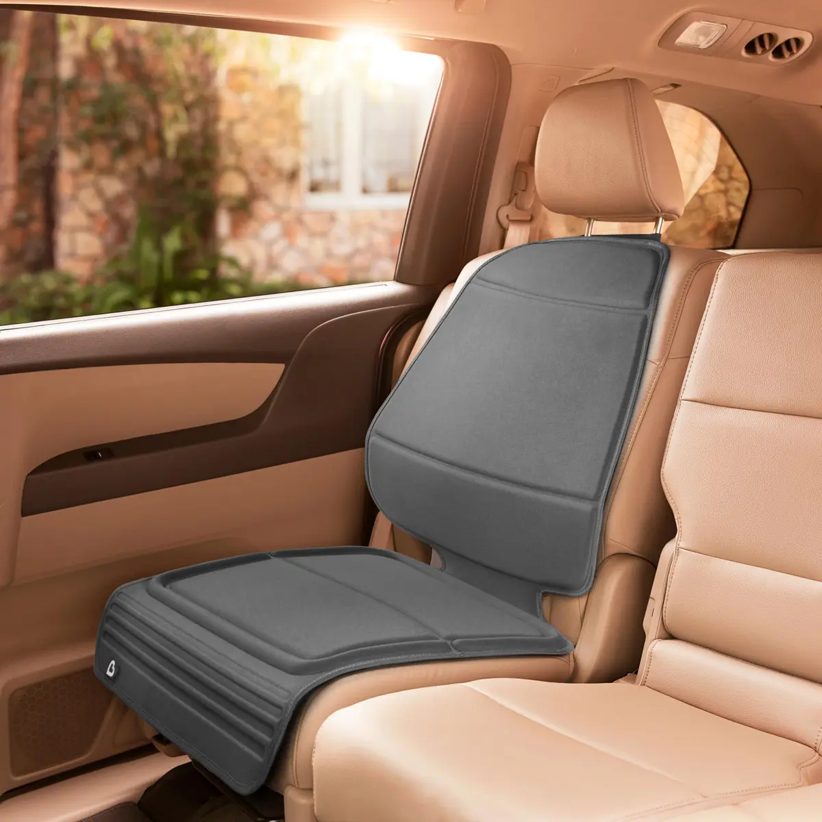 Munchkin Elite Seat Guardian Car Seat Protector, Dark Grey | Universal Fit for Vehicle Seats from Birth to 8 Years - view 4