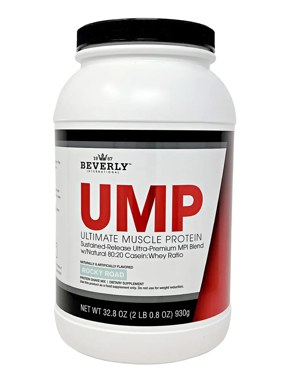 Beverly International UMP Protein Powder Rocky Road 32.8 oz | Supports Lean Muscle & Fat Burn - main product image