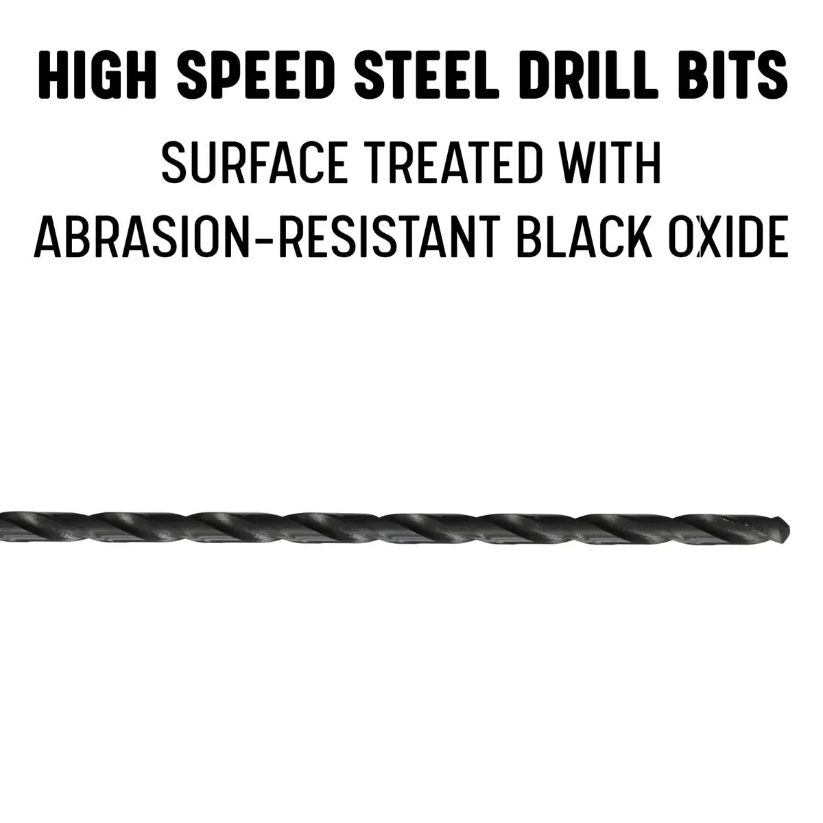 Drill America 15/32" x 8" High Speed Steel Extra Long Drill Bit, DWDDL Series | General Purpose, Extra Reach, Steel & Iron - view 2