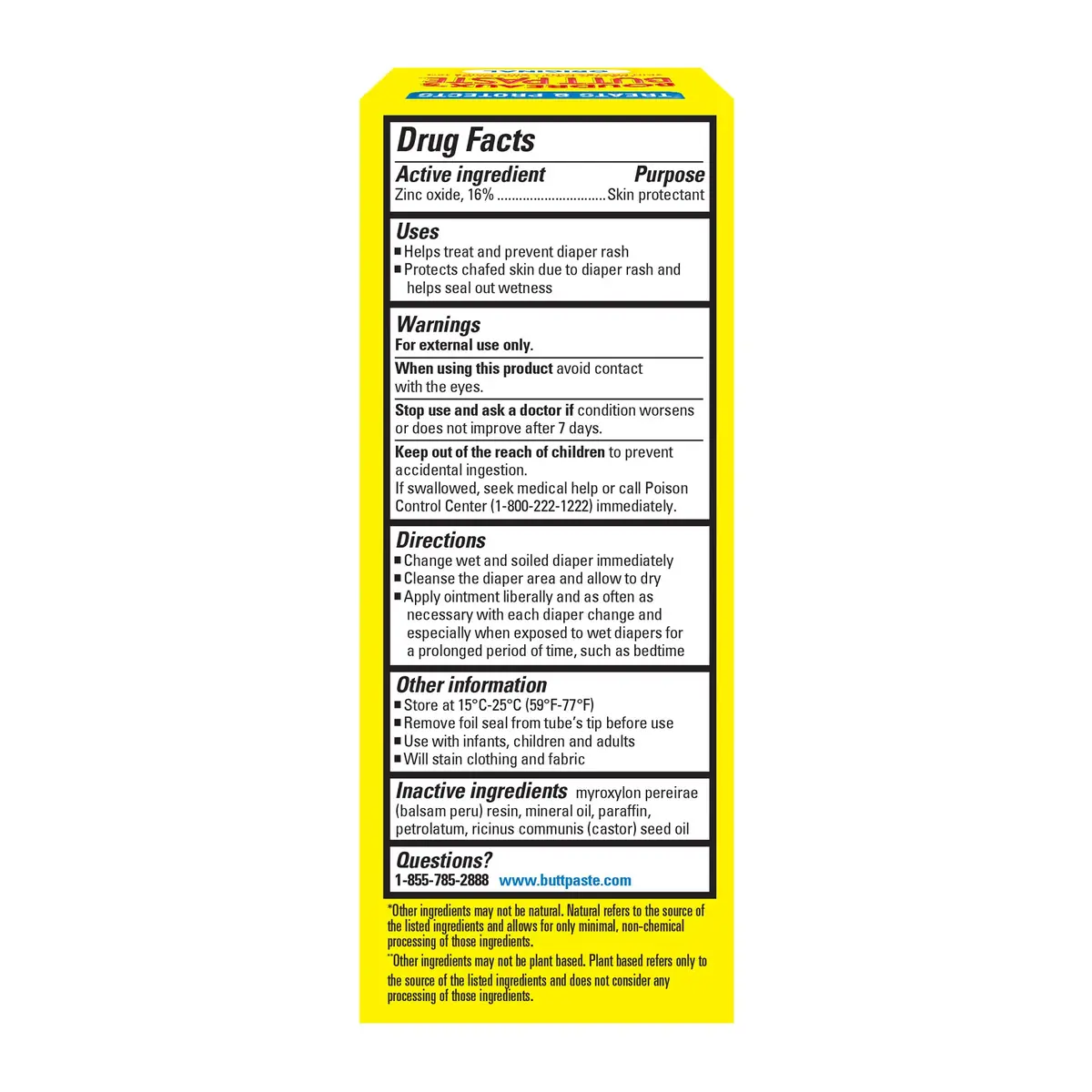Boudreaux's Butt Paste Diaper Rash Cream 59ml (2 oz) | Dermatologist-Tested Skin Protectant - view 6