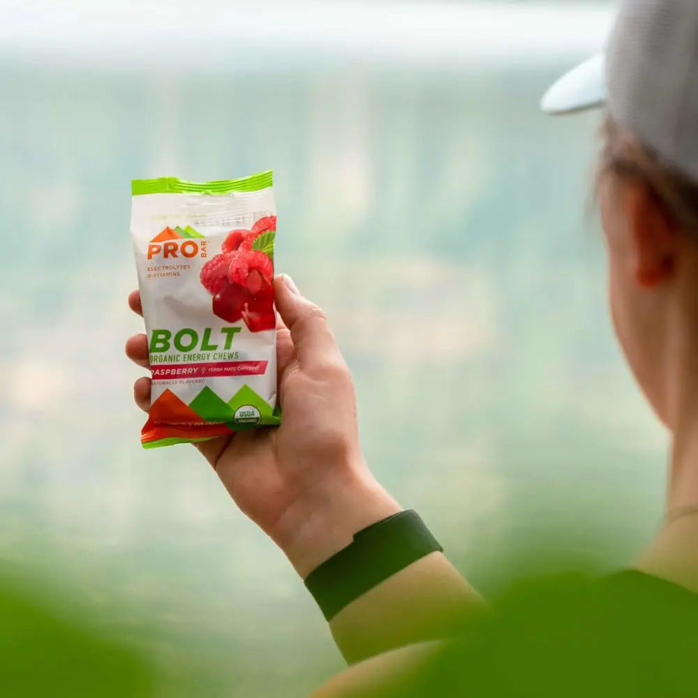 PROBAR Bolt Organic Energy Chews, Raspberry 12 Count | Gluten-Free, USDA Organic, Natural Fuel - view 3
