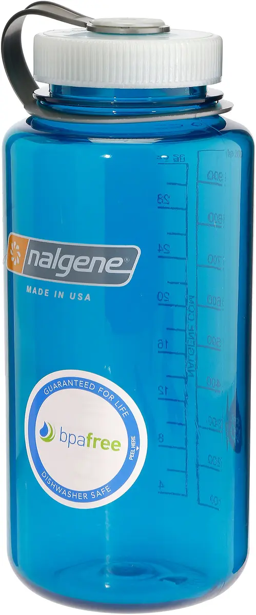 Nalgene Tritan Wide Mouth BPA-Free Water Bottle, Trout Green, 32 oz | Leak-Proof, Impact-Resistant, Dishwasher Safe - main product image