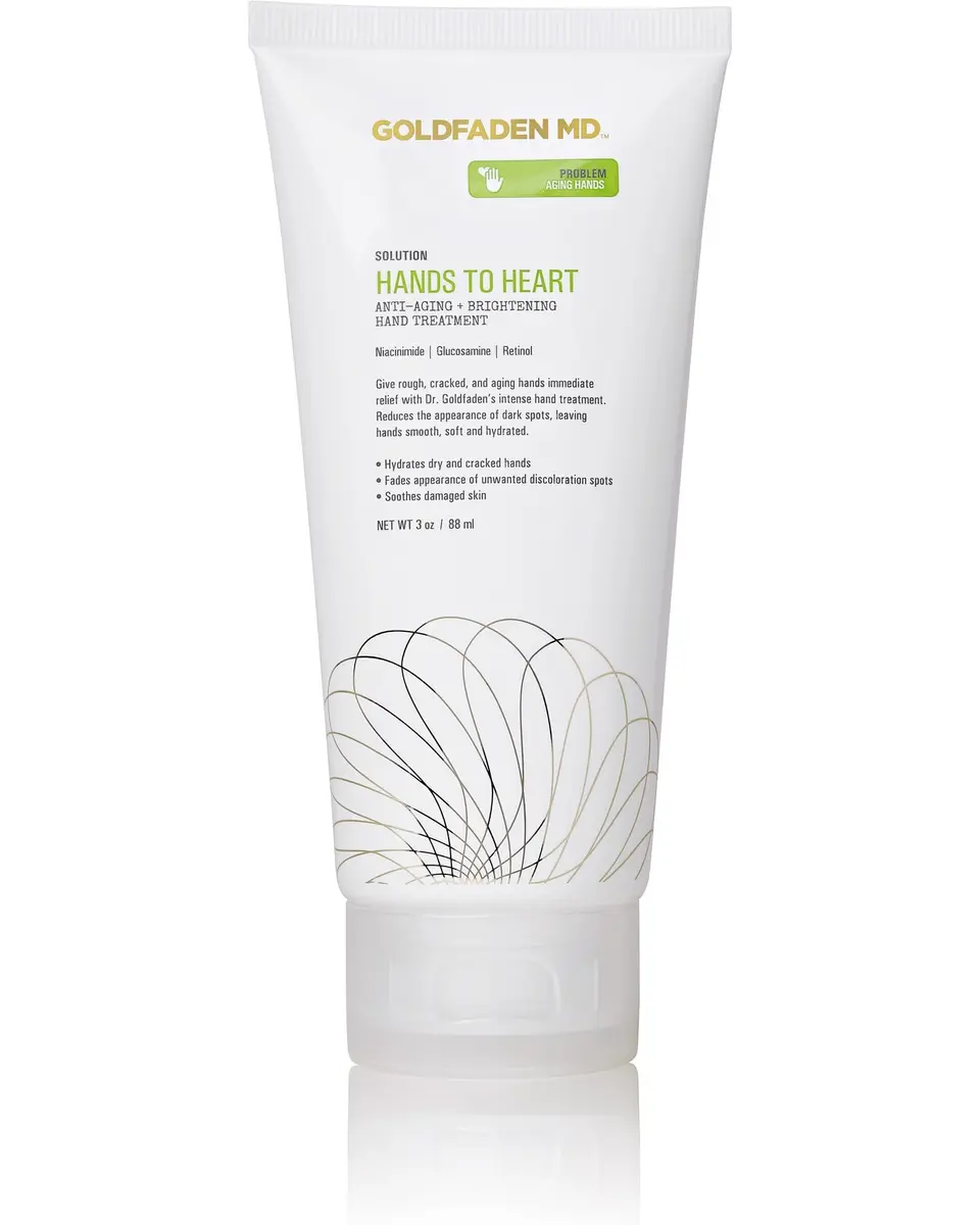 GOLDFADEN MD Hands To Heart Anti-Aging Hand Treatment 89ml (3 fl oz) | Brightens and Hydrates Dry Skin - main product image