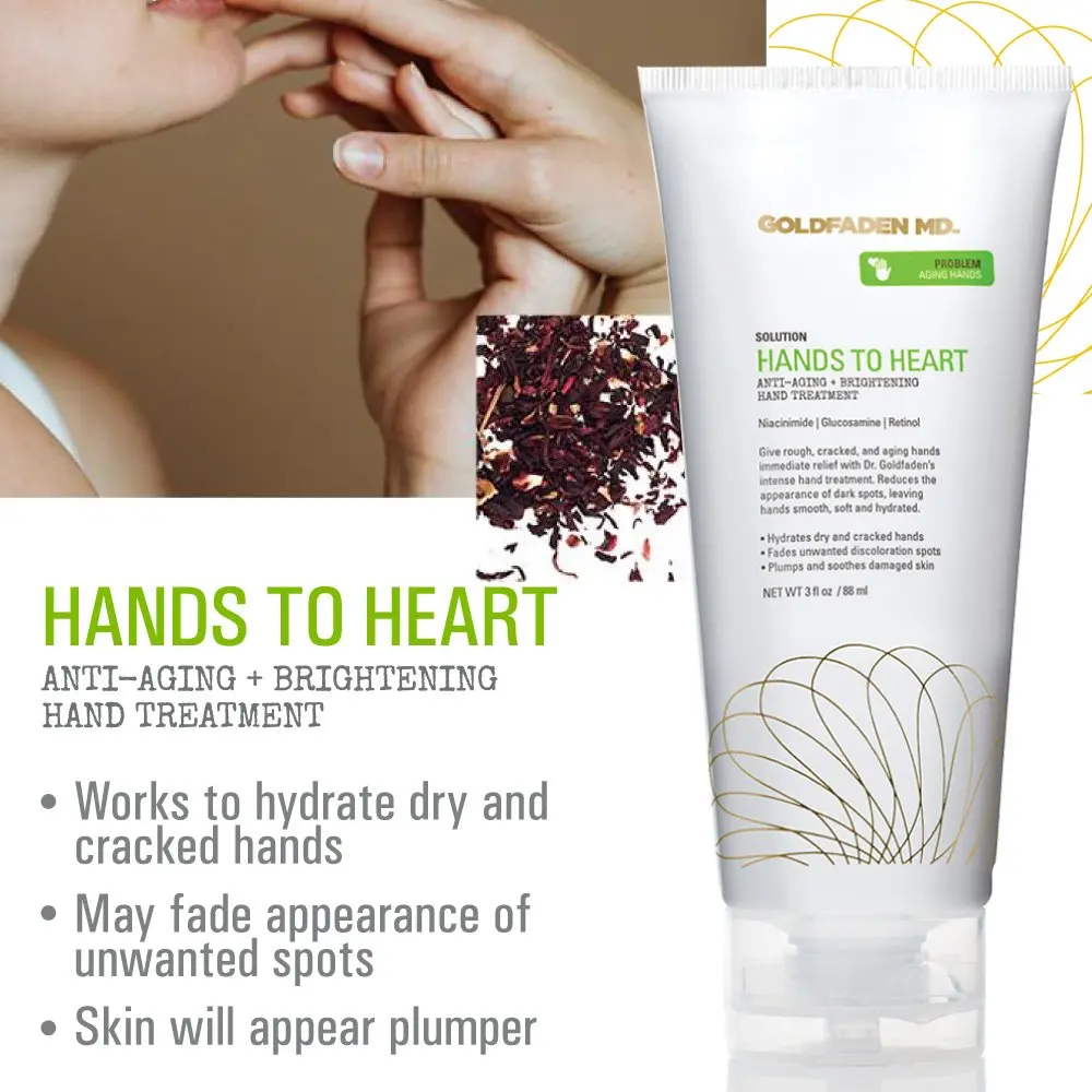 GOLDFADEN MD Hands To Heart Anti-Aging Hand Treatment 89ml (3 fl oz) | Brightens and Hydrates Dry Skin - view 3